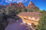 Spacious garage storage and a large driveway for all of your vehicles and toys